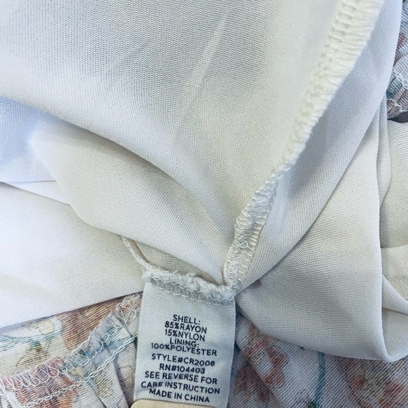 Elegant Floral Maxi Dress with Ruffle Details - Picture 16 of 16